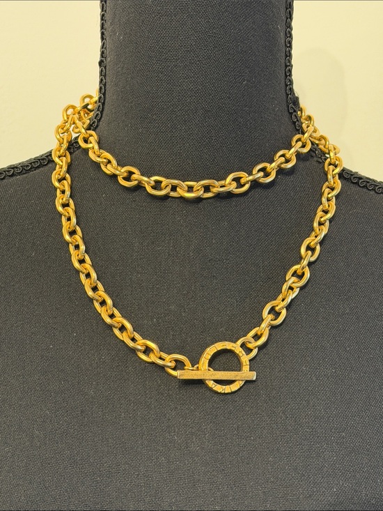 Karl Lagerfeld Jewelry - Authentic Karl Lagerfeld Gold Chain Necklace